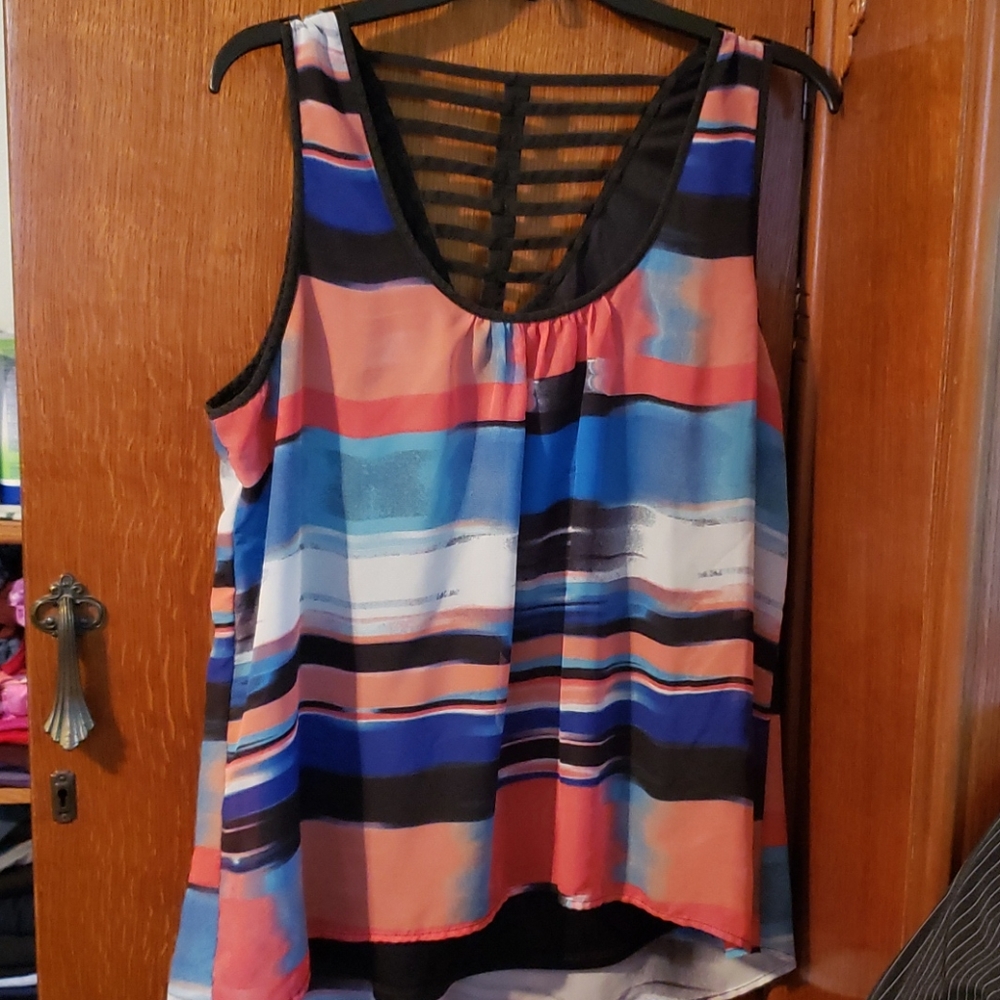 Striped blouse XXL